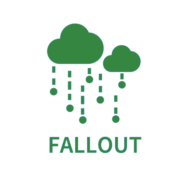 Radioactive Concentration-Atmosphere Dust (fallout)